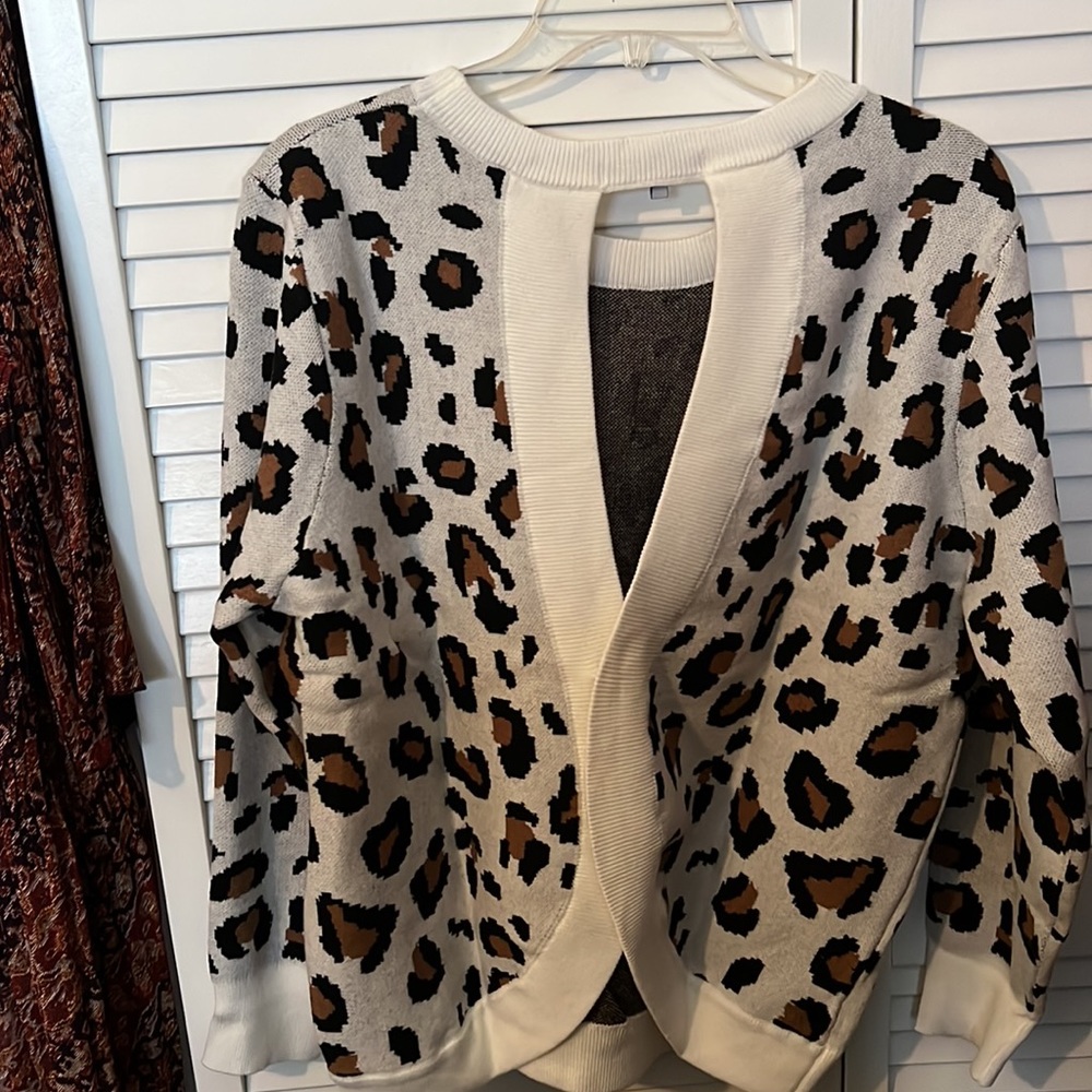 Animal Print Sweater - Picture 2 of 4